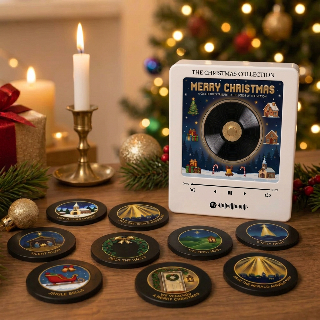 Christmas Vinyl Collection Refrigerator Magnet – Jinglespin